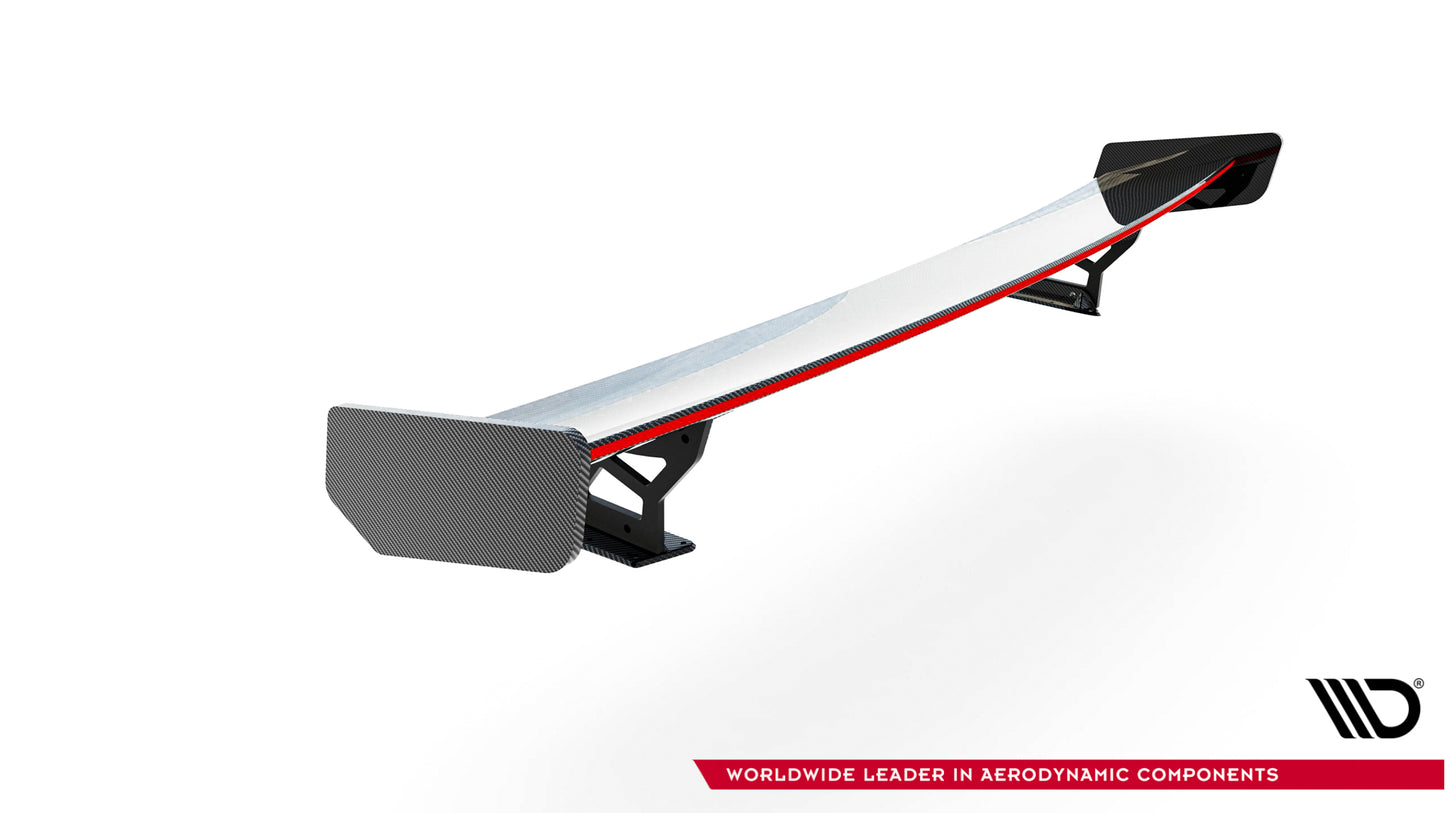 Karbonowy Spoiler Z Zewnętrznymi Wspornikami + LED pasujący do BMW 3 / M3 Coupe E92/E92 Facelift