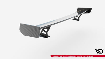 Carbon Spoiler With External Brackets Uprights suitable for BMW 3 Coupe E46
