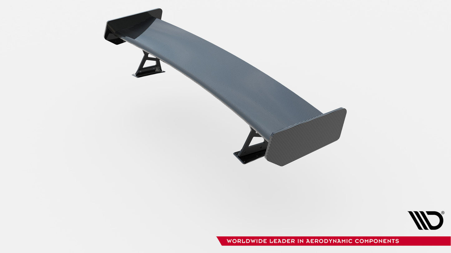 Carbon Spoiler With External Brackets Uprights suitable for BMW 3 Coupe E46