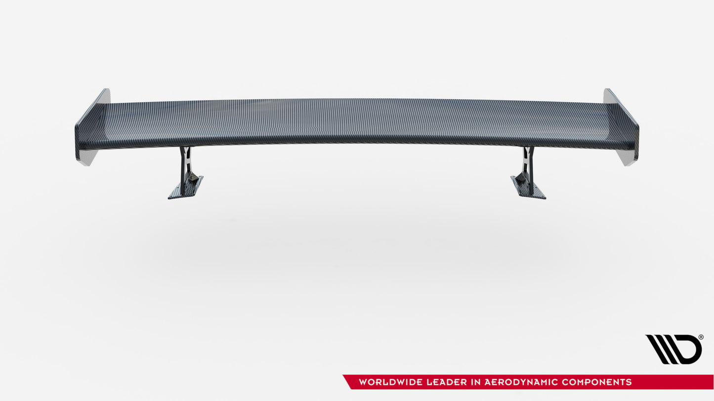 Carbon Spoiler With External Brackets Uprights suitable for BMW 3 Coupe E46