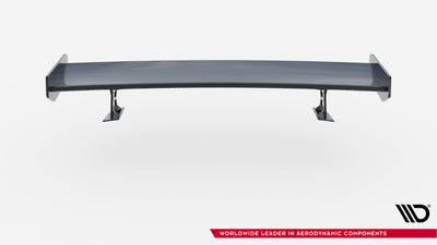 Carbon Spoiler With External Brackets Uprights + LED suitable for BMW 3 Coupe E46