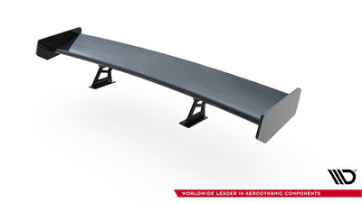 Carbon Spoiler With Internal Brackets Uprights + LED suitable for BMW 3 Coupe E46