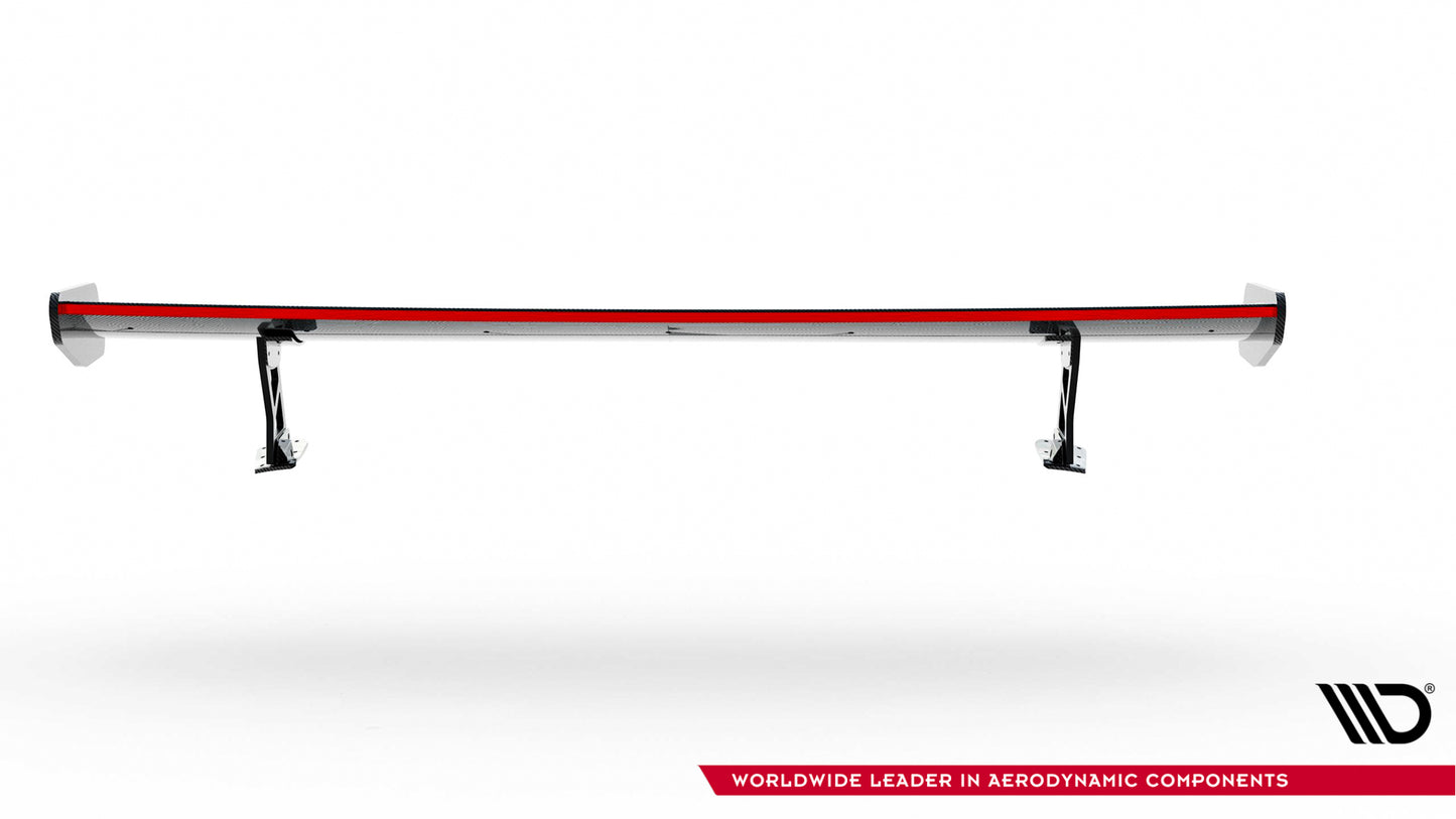 Carbon Spoiler With External Brackets Uprights + LED suitable for BMW 4 F32 / 4 F32 M-Pack Coupe