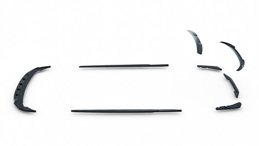 Zestaw Splitterów V.2 pasujący do BMW 2 Gran Coupe M-Pack F44