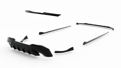 Ensemble Diffuseur V.1 compatible avec BMW 2 Coupe G42