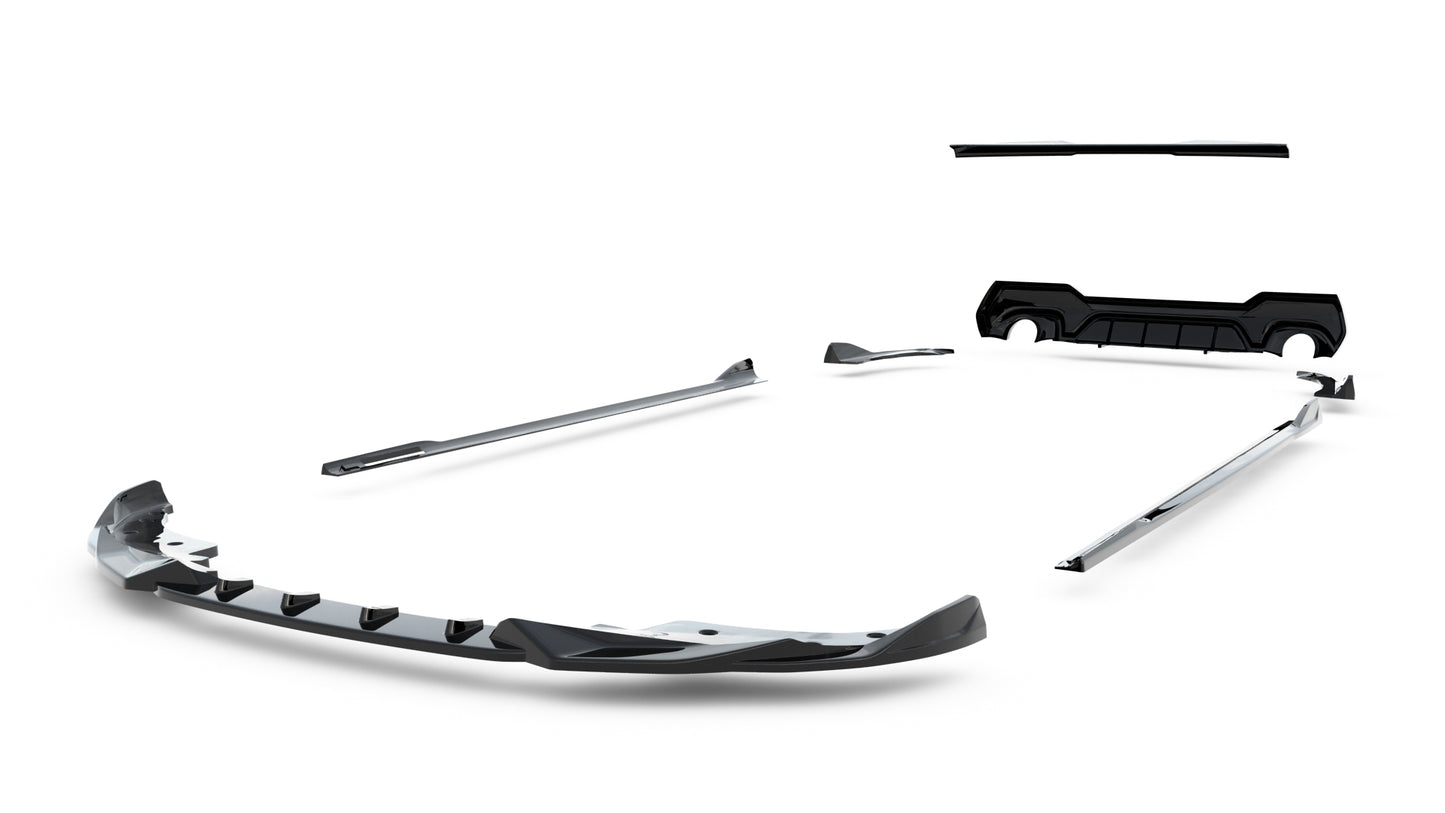 Set Of Splitters BMW 4 M-Pack Coupe G22 / G22 Facelift