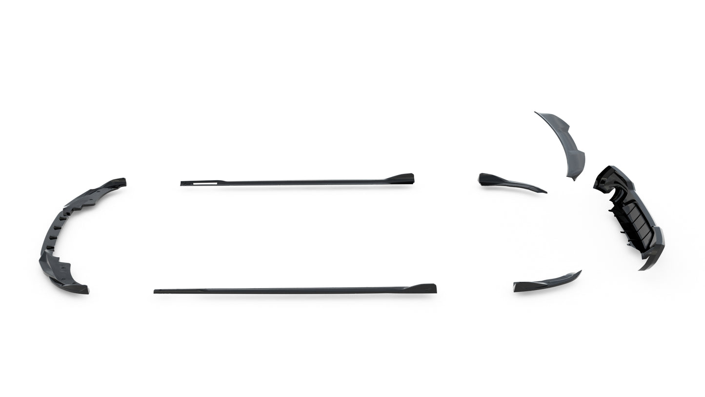 Set Of Splitters BMW 4 M-Pack Coupe G22 / G22 Facelift