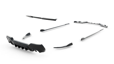 Set Of Splitters BMW 4 M-Pack Coupe G22 / G22 Facelift