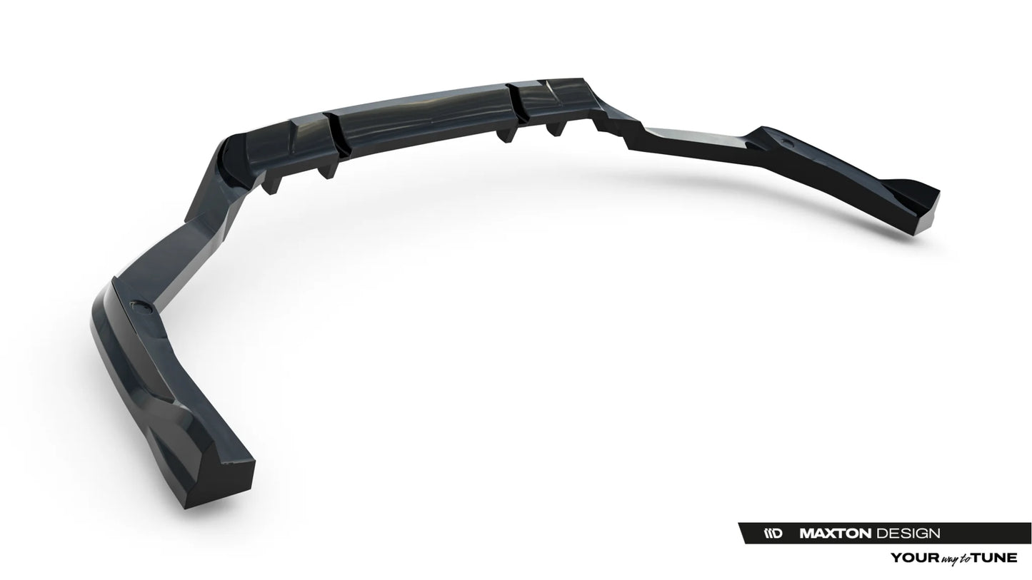 Arriere Splitter (avec une barre verticale) BMW X5 M F95 / F95 Facelift 