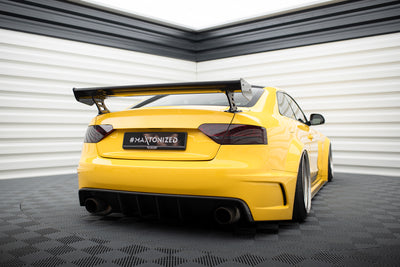 Carbon Spoiler With External Brackets Uprights  suitable for Audi A5 Coupe 8T