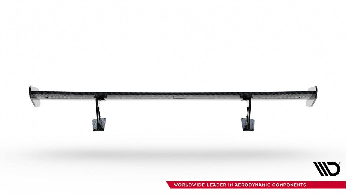 Carbon Spoiler With Internal Brackets Uprights V.1 suitable for Porsche 718 Cayman  982c