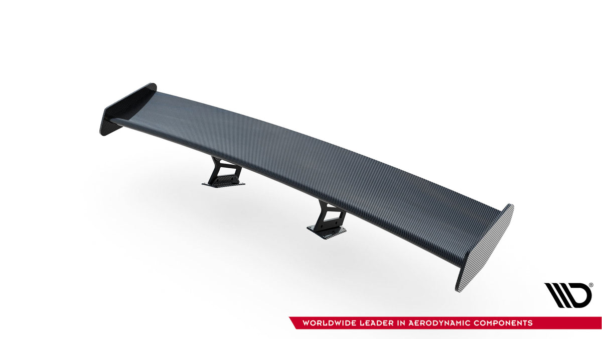 Carbon Spoiler With Internal Brackets Uprights V.2 suitable for Porsche 718 Cayman 982c