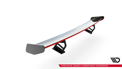 Carbon Spoiler With Internal Brackets Uprights V.2 + LED suitable for Porsche 718 Cayman 982c