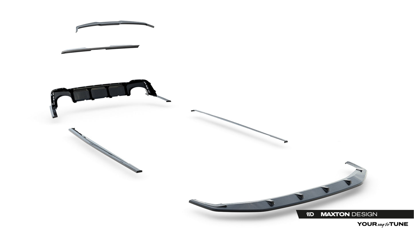 Prepreg Carbon Fiber Splitter Set Audi RS6 C8 / C8 Facelift