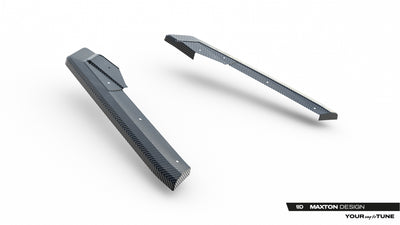 Prepreg Carbon Fiber Heck Diffusor Seite Audi RS6 C8 / C8 Facelift