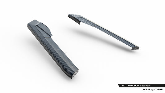 Prepreg Carbon Fiber Heck Diffusor Seite Audi RS6 C8 / C8 Facelift