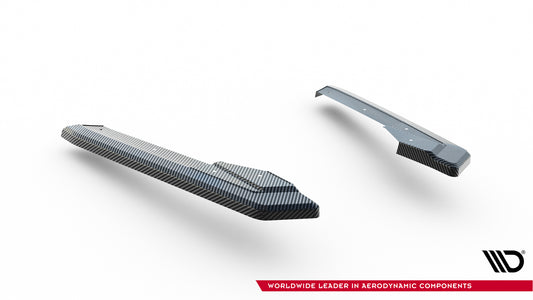 Fibre de Carbone Lames De Pare-Chocs Arrière Latérales Audi RS7 C8 