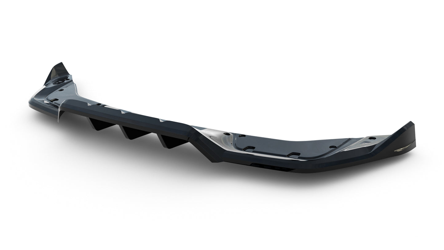 Rear Splitter (with vertical bars) V.1 suitable for Cupra Leon Hatchback Mk1 Facelift