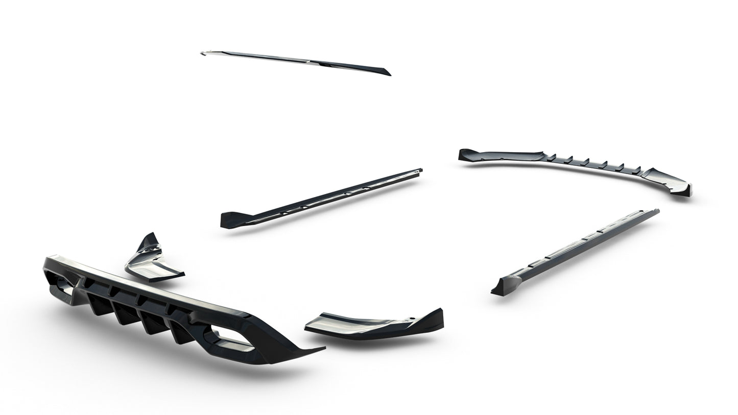 Diffusor Satz V.1 passend für Cupra Leon Hatchback Mk1 Facelift