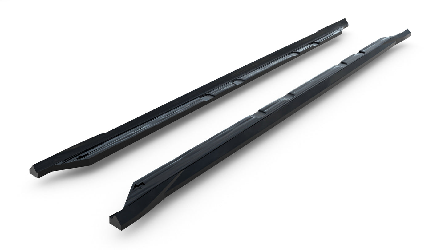 Side Skirts Diffusers V.2 suitable for Cupra Leon ST / Hatchback Mk1 Facelift
