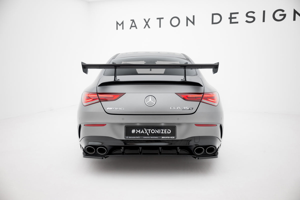 Carbon Spoiler With Upper Swan Mounting  suitable for Mercedes-Benz CLA Coupe C118 / C118 Facelift