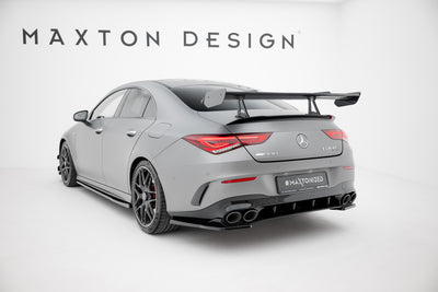 Carbon Spoiler With Upper Swan Mounting  suitable for Mercedes-Benz CLA Coupe C118 / C118 Facelift