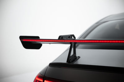 Karbonowy Spoiler Z Górnymi Mocowaniami + LED pasujący do Mercedes-Benz CLA Coupe C118 / C118 Facelift