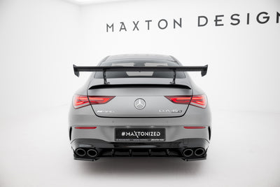 Carbon Spoiler With Internal Brackets Uprights suitable for Mercedes-Benz CLA Coupe C118 / C118 Facelift