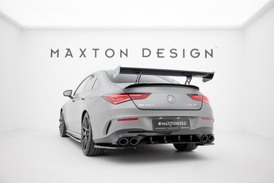 Carbon Spoiler With Internal Brackets Uprights suitable for Mercedes-Benz CLA Coupe C118 / C118 Facelift