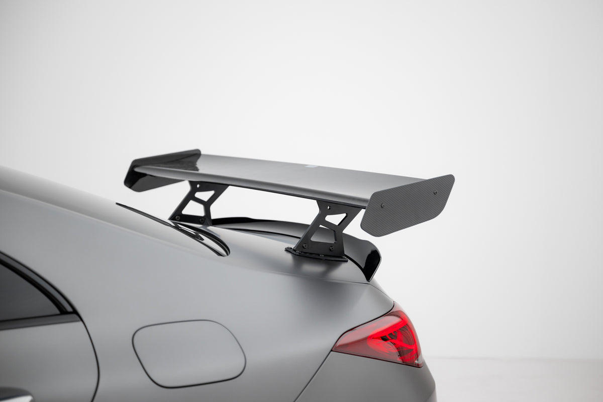Carbon Spoiler With Internal Brackets Uprights suitable for Mercedes-Benz CLA Coupe C118 / C118 Facelift