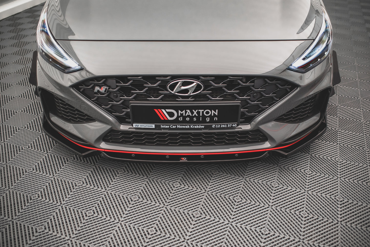 Splitter Przedni V.1 + Flaps Hyundai I30 N / I30 N-Line Hatchback/Fastback Mk3 Facelift
