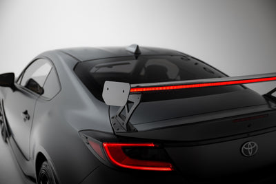 Carbon Spoiler With External Brackets Uprights suitable for Toyota GR86 / Subaru BRZ Mk2