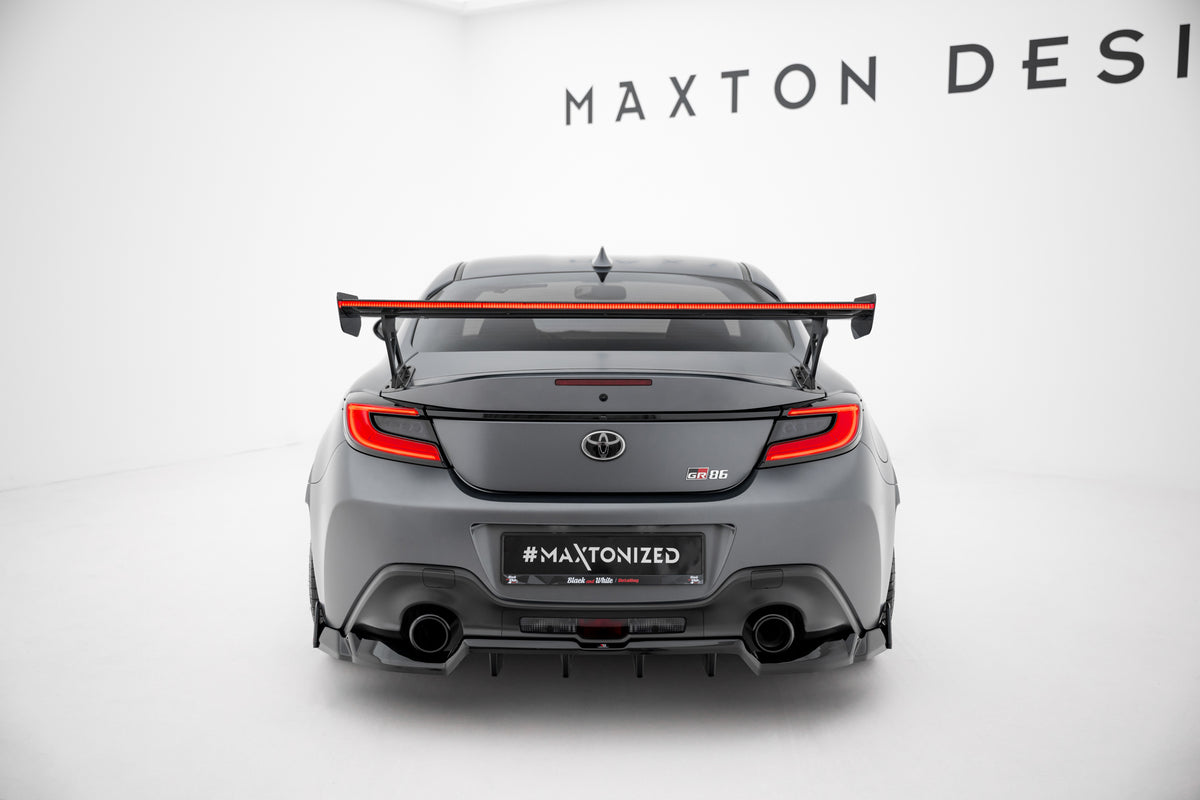 Carbon Spoiler With External Brackets Uprights suitable for Toyota GR86 / Subaru BRZ Mk2