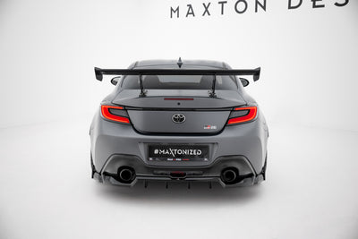 Carbon Spoiler With External Brackets Uprights + LED suitable for Toyota GR86 / Subaru BRZ Mk2