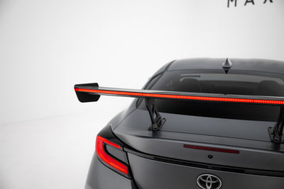 Karbonowy Spoiler Z Wewnętrznymi Wspornikami + LED pasujący do Toyota GR86 / Subaru BRZ Mk2