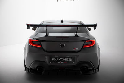 Karbonowy Spoiler Z Wewnętrznymi Wspornikami + LED pasujący do Toyota GR86 / Subaru BRZ Mk2