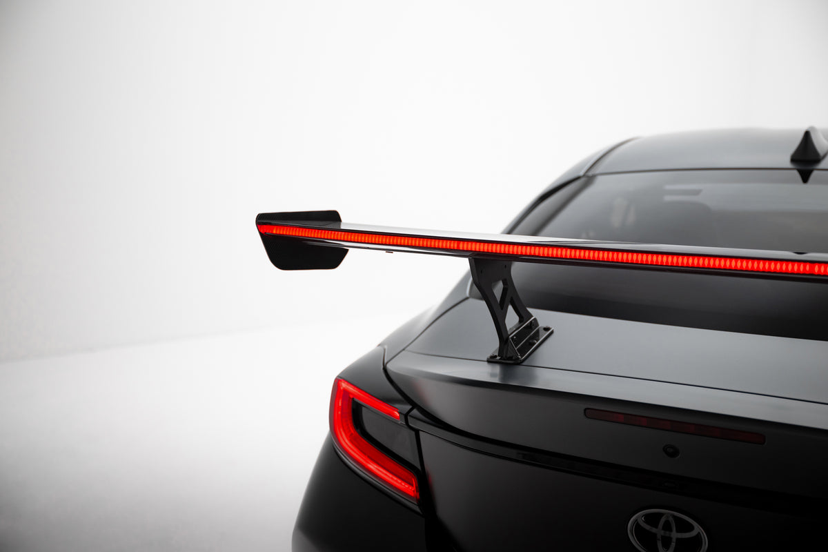 Karbonowy Spoiler Z Wewnętrznymi Wspornikami + LED pasujący do Toyota GR86 / Subaru BRZ Mk2