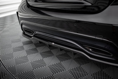 Hinten Splitter (mit einem vertikalem balken) Mercedes-Benz A AMG-Line W176 Facelif