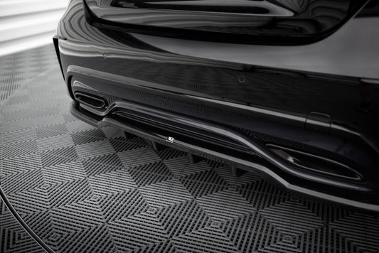 Rear Splitter (With Vertical Bars) Mercedes-Benz A AMG-Line W176 Facelif