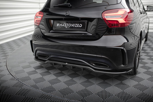 Rear Splitter (With Vertical Bars) Mercedes-Benz A AMG-Line W176 Facelif