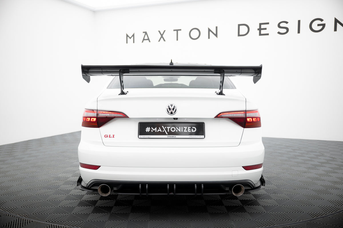 Karbonowy Spoiler Z Wewnętrznymi Wspornikami pasujący do Volkswagen Jetta GLI Mk7
