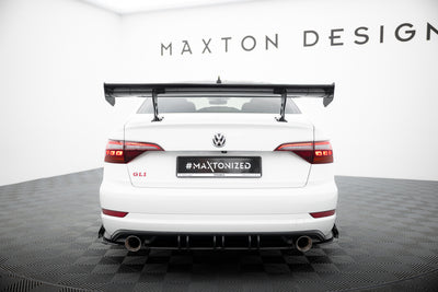Karbonowy Spoiler Z Wewnętrznymi Wspornikami pasujący do Volkswagen Jetta GLI Mk7