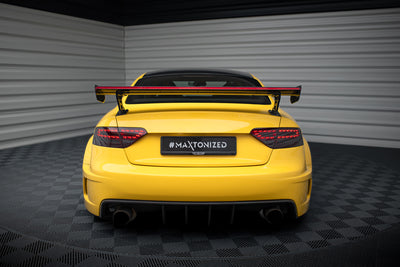 Carbon Spoiler With External Brackets Uprights + LED suitable for Audi A5 Coupe 8T