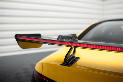 Carbon Spoiler With Upper Swan Mounting + LED suitable for Audi A5 Coupe 8T