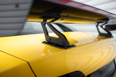 Carbon Spoiler With Upper Swan Mounting + LED suitable for Audi A5 Coupe 8T