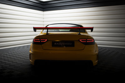 Carbon Spoiler With Upper Swan Mounting + LED suitable for Audi A5 Coupe 8T