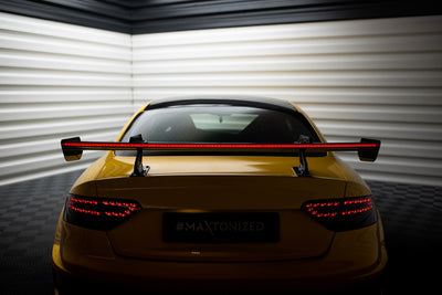 Carbon Spoiler With Upper Swan Mounting + LED suitable for Audi A5 Coupe 8T