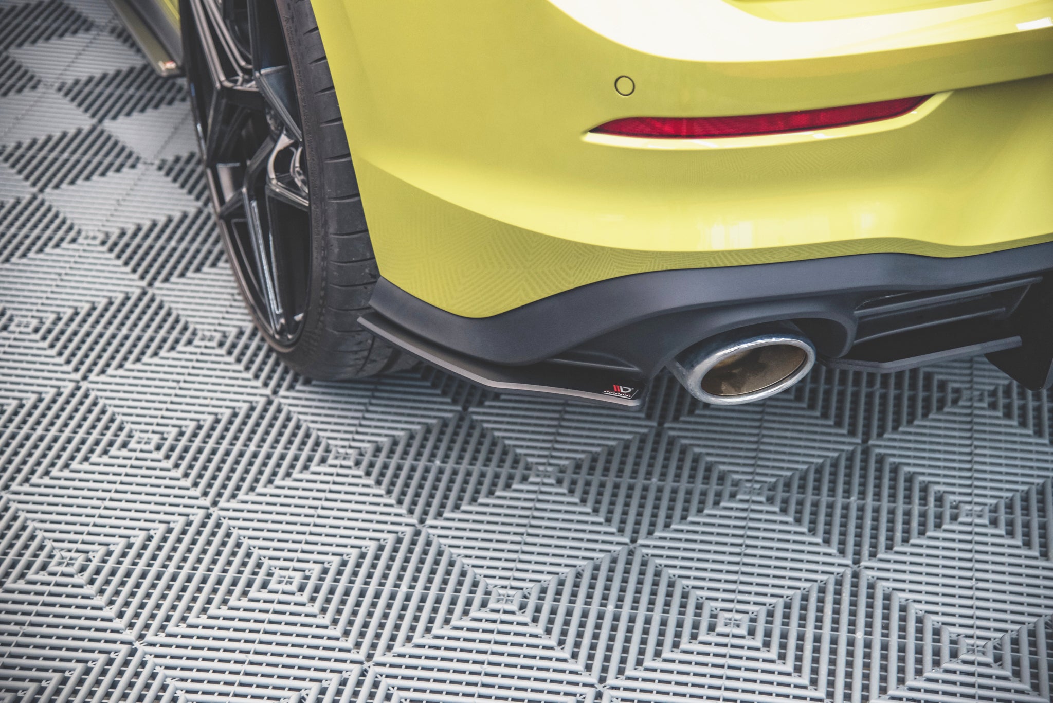 Street Pro Rear Side Splitters Volkswagen Golf GTI Clubsport Mk8 ...