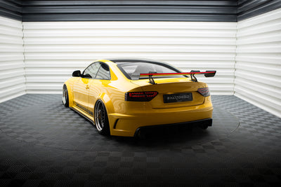 Carbon Spoiler With Upper Swan Mounting + LED suitable for Audi A5 Coupe 8T