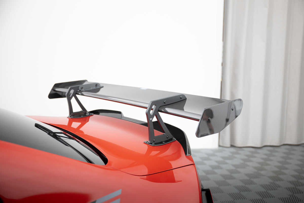 Karbonowy Spoiler Z Górnymi Mocowaniami + LED pasujący do BMW M2 G87